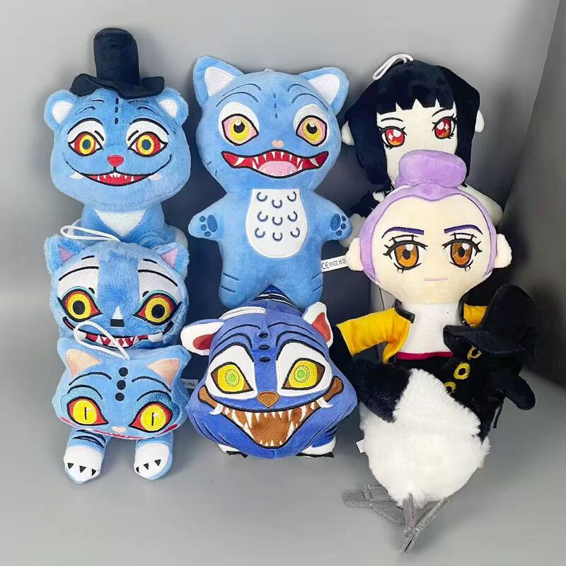 Cross-Border New Product Kpop Demon Hunters Pillow Peripheral Tiger Plush Doll Cross-Border New Product Kpop Demon Hunters Pillow Peripheral Tiger Plush Doll