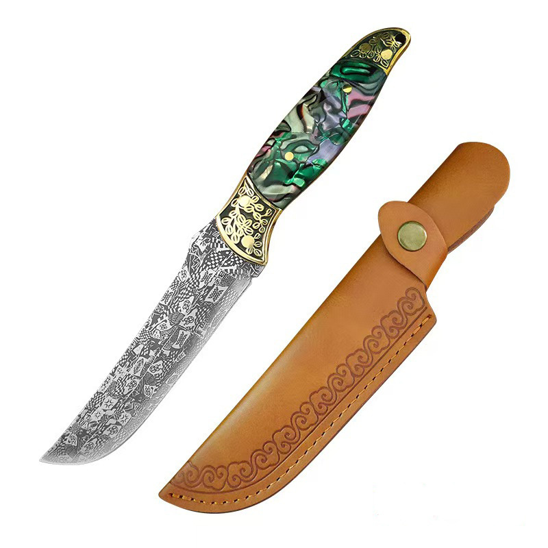 녹색 부식 패턴 칼