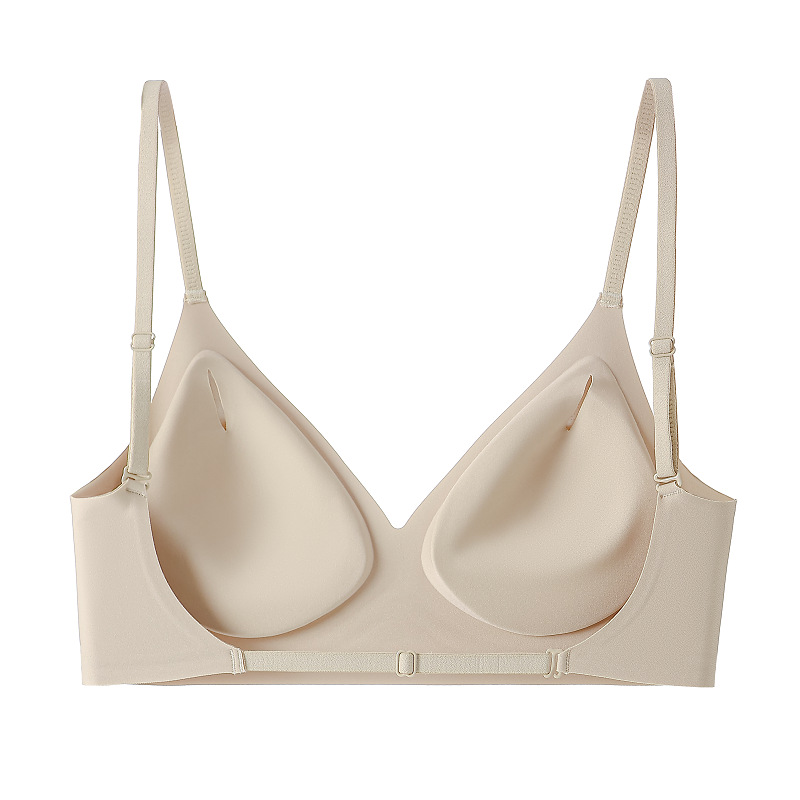 Wireless Seamless Bra Sexy Lingerie With Cross Back Design_voghion.com
