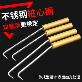 双轴承桩芯钢不锈钢钢筋钩扎丝钩螺纹麻花杆光杆扎钩钢筋专用