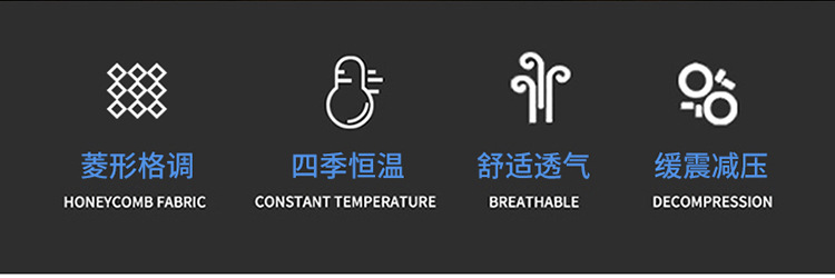 Summer Car Cooling Pad Single-Piece Gel Seat Cushion Breathable Ice-Feel Honeycomb Seat Pad Q-Elastic Soft Gel Seat Cushion for Cooling
