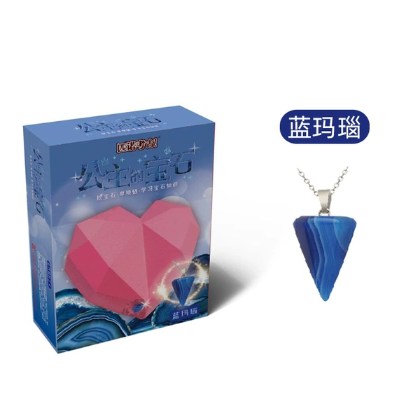 Agate pendant, with gem