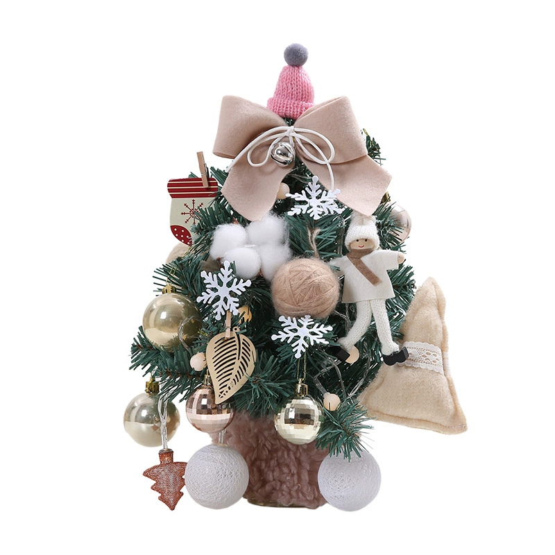 Mini Christmas Tree Pack, 30 / 45 / 60 cm, PVC or PE, 12 pcs per bundle