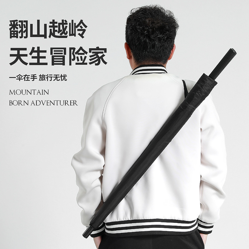 抗风24骨长柄超大号雨伞大量双人男女直杆自动晴雨伞广告|undefined