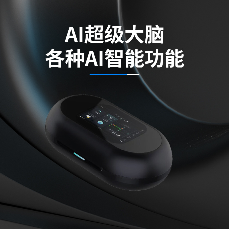 Explosiva transfronteriza Ows traducción inalámbrica de IA auriculares Bluetooth sin oídos Pantalla táctil a todo color batería de larga duración