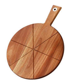 相思木披萨板 厨房实木案板双面可用水果砧板 宝宝辅食板BSCI认证