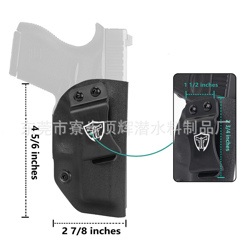 メーカーがカスタマイズした映画やテレビの小道具、隠しGlock42 KYDEXガンホルスター、ロゴの印刷をサポート|undefined