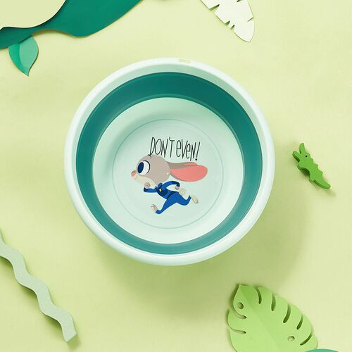 Zootopia household foldable basin children's face wash pp foot basin plastic basin