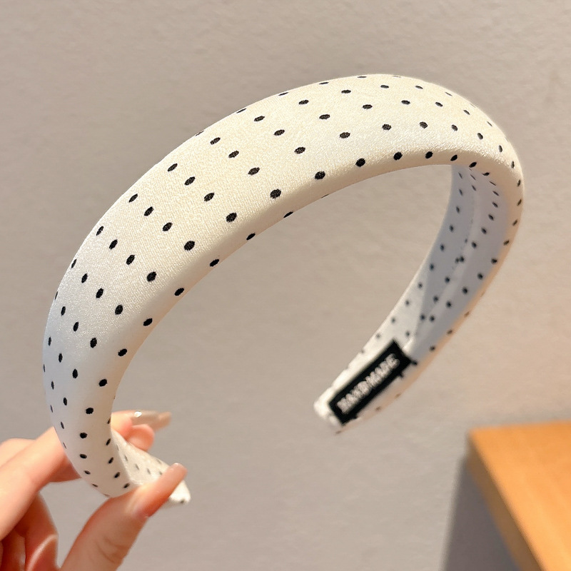 3#Wave dot off-white-3cm