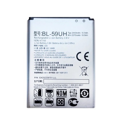 Applicable to LG G2 mini D618 D620 D620R D620K D410 BL-59UH mobile phone battery