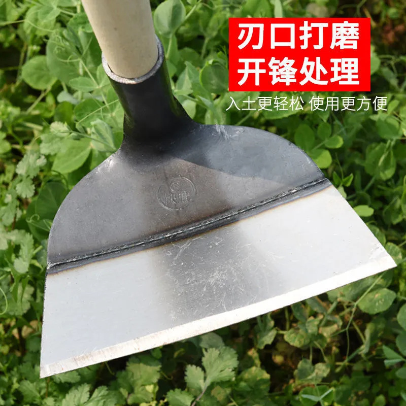 新款农用长柄锄草神器锄地除草锄头专用全钢加厚农具户外挖土种菜