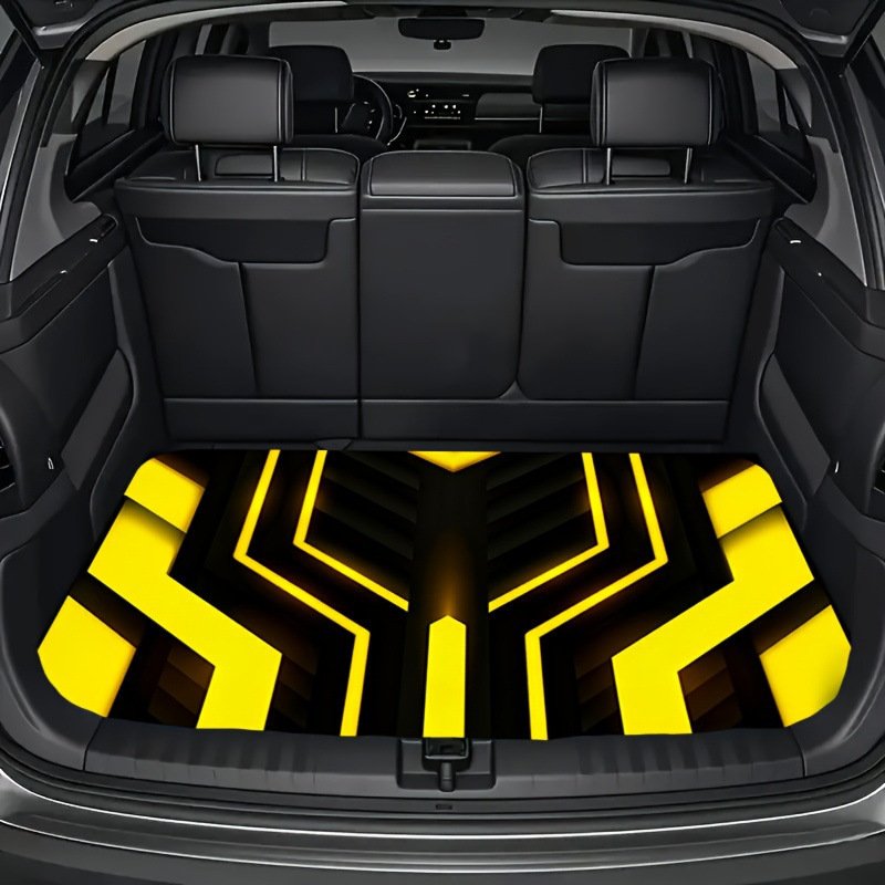 Cross-Border Amazon American-Style Car Trunk Mat, Stain-Resistant and Wear-Resistant, Water-Absorbent and Easy to Care For, Crystal Velvet Dust-Proof Mat
