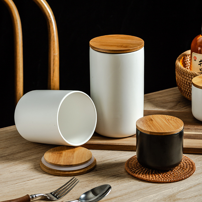 Tarro de Almacenamiento Sellado de Cerámica para Cocina y Té