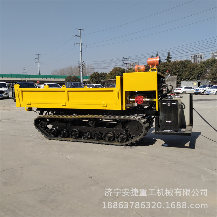 小型单杠履带运输车 矿山井下履带运输车 3吨全地形履带爬山机