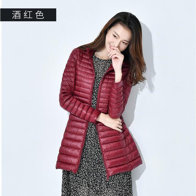 버건디(여성 스탠드 칼라)