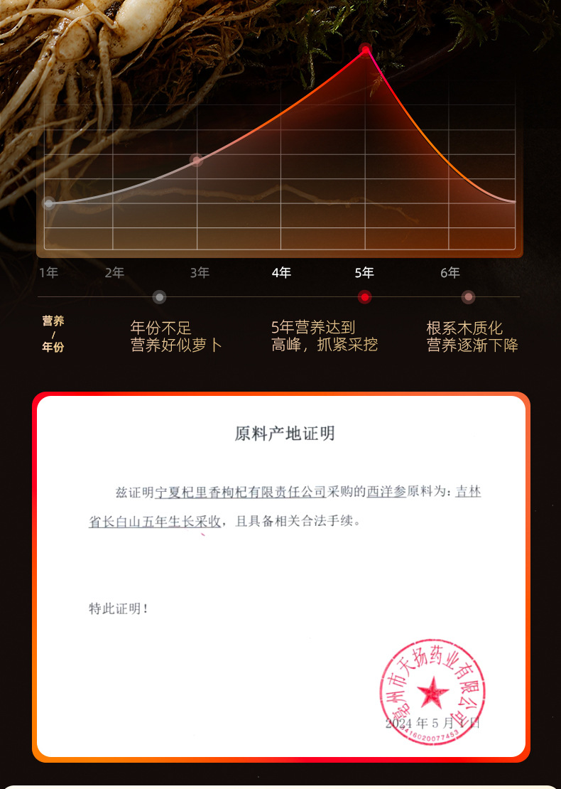 American Ginseng Slices 50g Bottle Hua Qi Shen Ren Shen Pian for Tea and Soup quality and texture