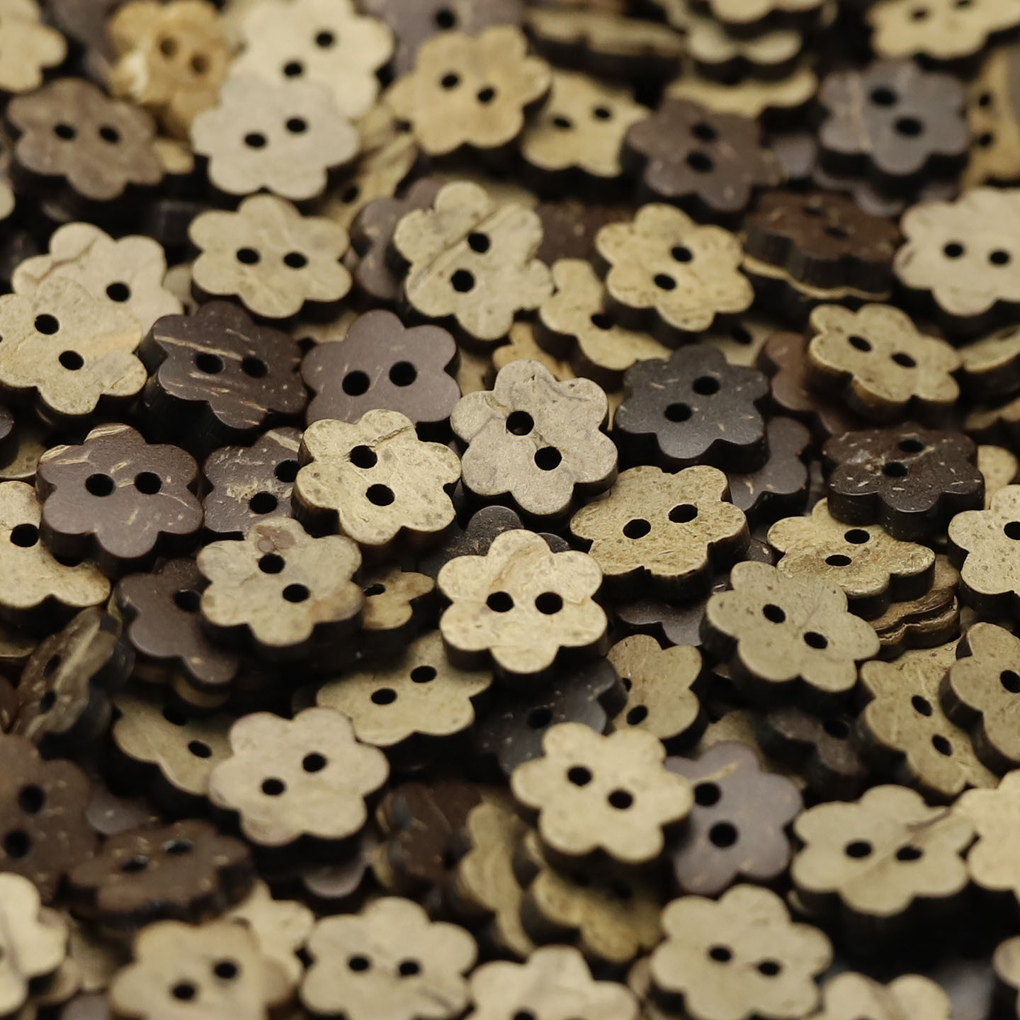 JULI Orange Botón de coco retro Camisa casual Suéter Cárdigan Botón decorativo Libro de cuentas de bricolaje Accesorios de joyería