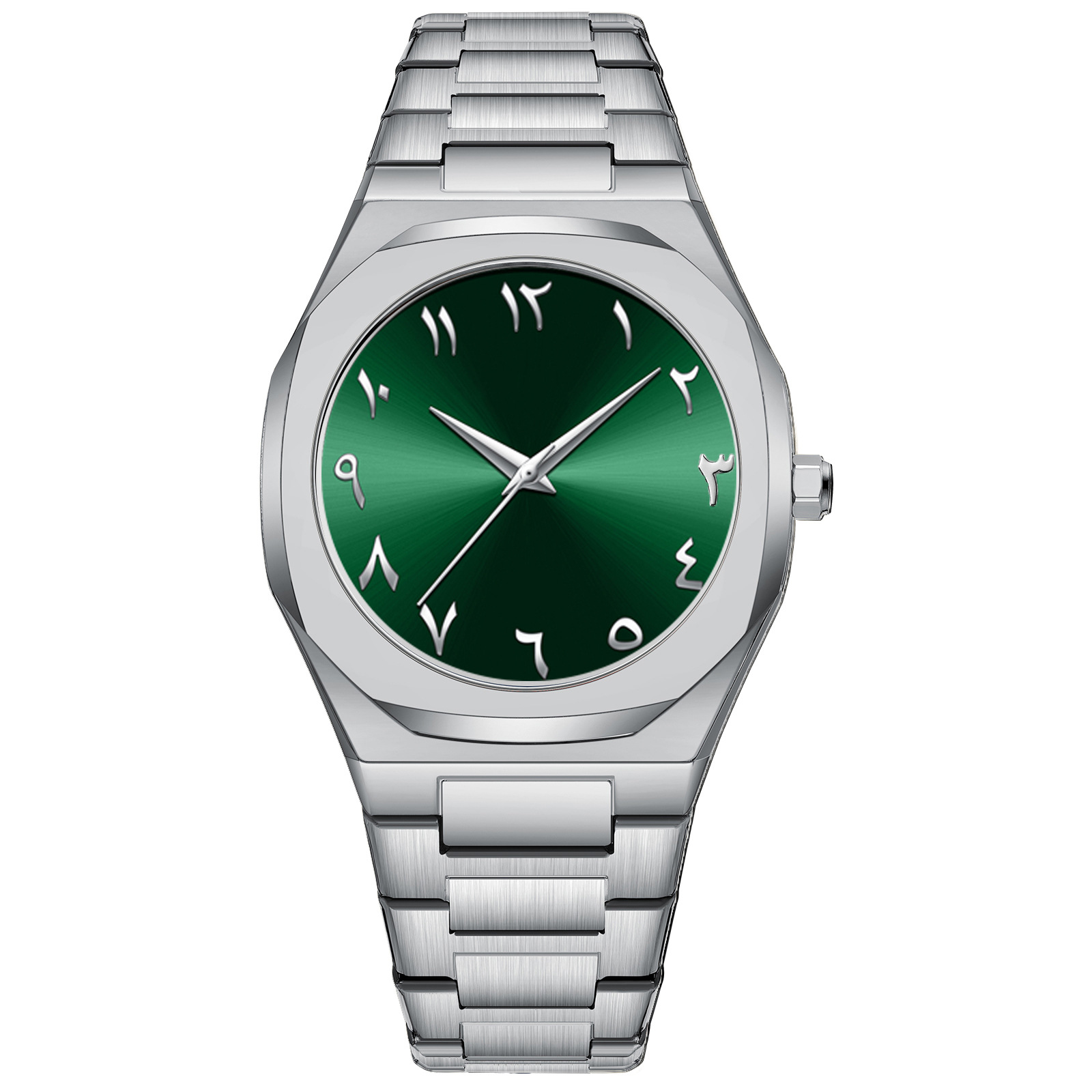 外国貿易クロスボーダー卸売防水時計メンズ腕時計メンズオールブラックアラビアダイヤルハイエンド合金クォーツ時計