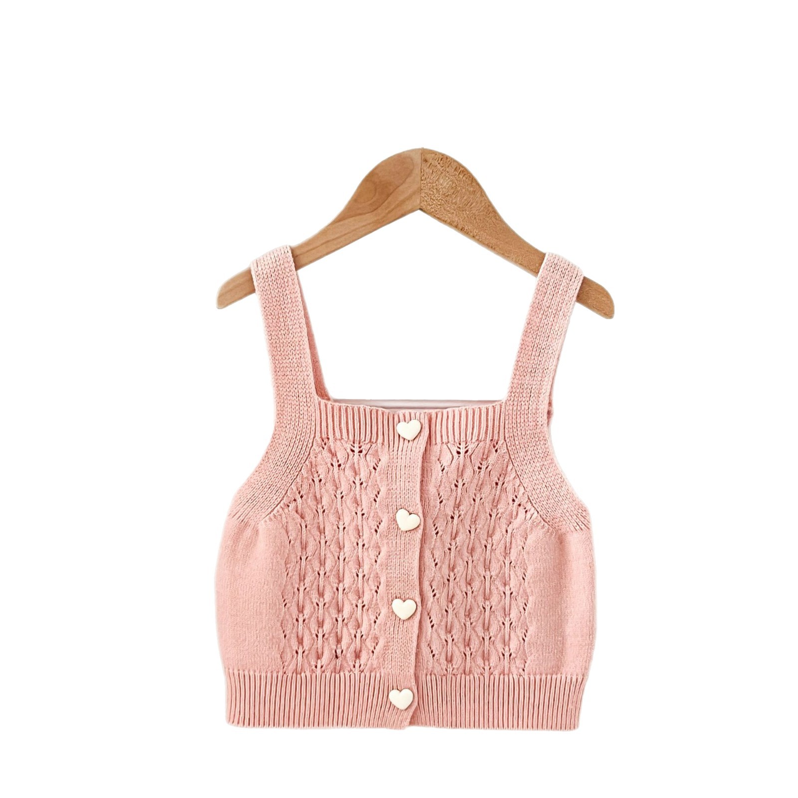 JINYONG otoño / invierno 2025 nuevo tesoro de mujer chaleco de punto de estilo coreano chaleco de punto de color sólido cardigan