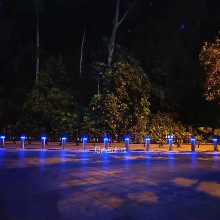 步行街阻车液压全自动升降柱路障湛江梅州增城公园医院校园防恐桩