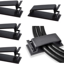 現貨FC-30黑白粘式固定座排線夾電線固定扣 配線固定夾理線夾卡扣