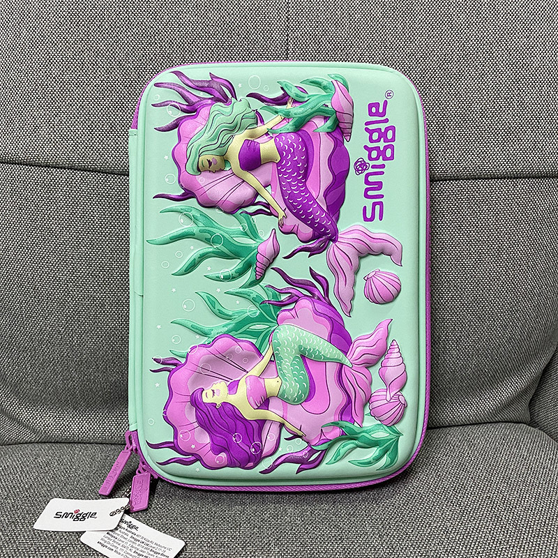 Australia caja de papelería smiggle para estudiantes de primaria y secundaria caja de lápices de gran capacidad para niños EVA caja de lápices grande de imagen tridimensional 3D