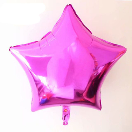 Five-pointed star aluminum film balloon birthday festival party decoration wedding wedding room layout kindergarten celebration supplies