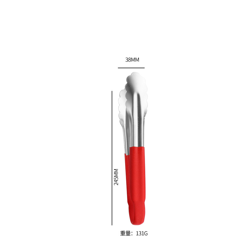 Pinza para Alimentos 304 de Acero Inoxidable Antideslizante y Resistente a Altas Temperaturas image 15