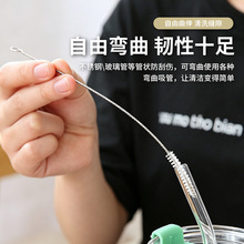 不锈钢吸管刷 儿童奶瓶试吸管刷水壶刷子 尼龙清洁刷子厂家现货批