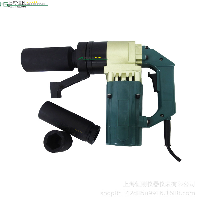 安装螺栓电动扭矩扳手_钢结构电动扭矩板手_直柄式定扭矩电动扳手