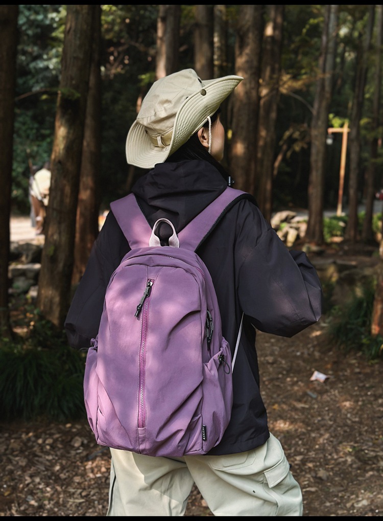 337g Weight Polyester Lining Material Sewing Thread Fashion Element Zipper Closure Type Double Shoulder Straps Strap Type Zipper Backpack Bags Type Holiday, Travel Occasion Oxford Cloth Material Waterproof Function Hiking Backpack Backpack Solid Color Pattern All Seasons Season Unisex Gender Classic Style, Sports Style Square Shape Large Size Waterproof Solid Color Holiday Travel Hiking Backpack 21