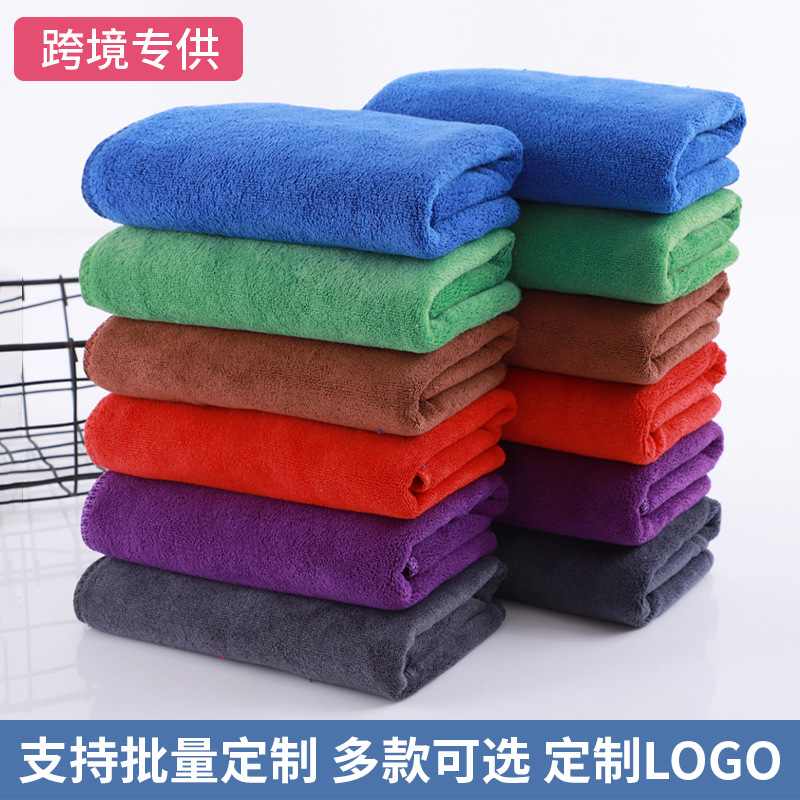 두꺼운 흡수성 마이크로 화이버 청소 수건 국경 도매 보풀이없는 자동차 타월 대형 세차 수건 사용자 정의