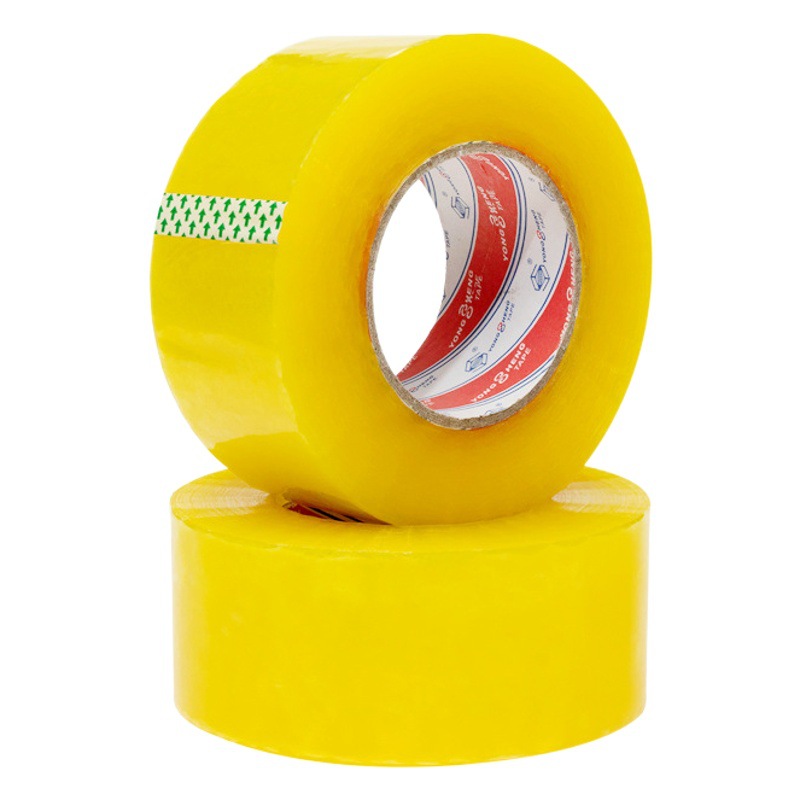 Cinta Yongsheng FCL rollo grande cinta de sellado transparente al por mayor comercio electrónico embalaje expreso cinta amarilla FCL al por mayor
