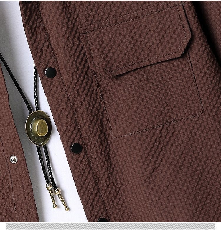 Completo uomo in seersucker set estivo camicia e pantaloncini_voghion.com