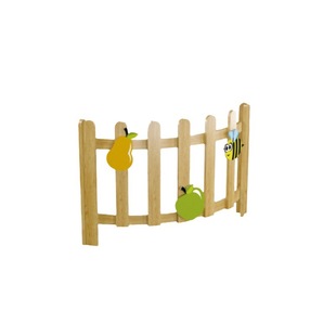 Bonnixiong kindergarten furniture area corner straight fence curved grid wooden Montessori teaching aids early education support area corner combination