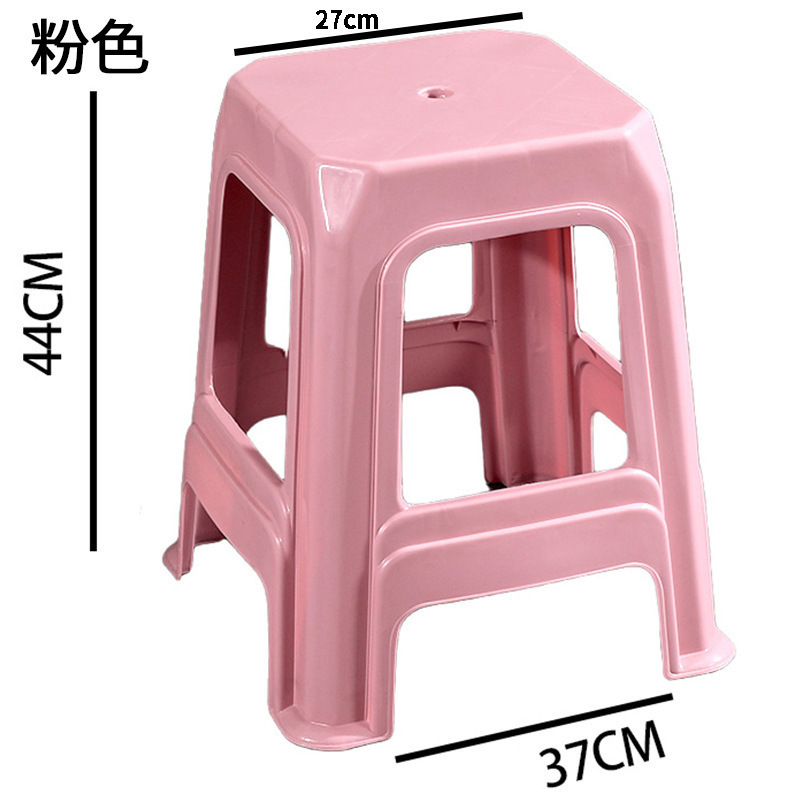 家用登高凳子方圆凳40cm45cm高熟胶方凳板凳熟胶大号朔料熟料便携|undefined