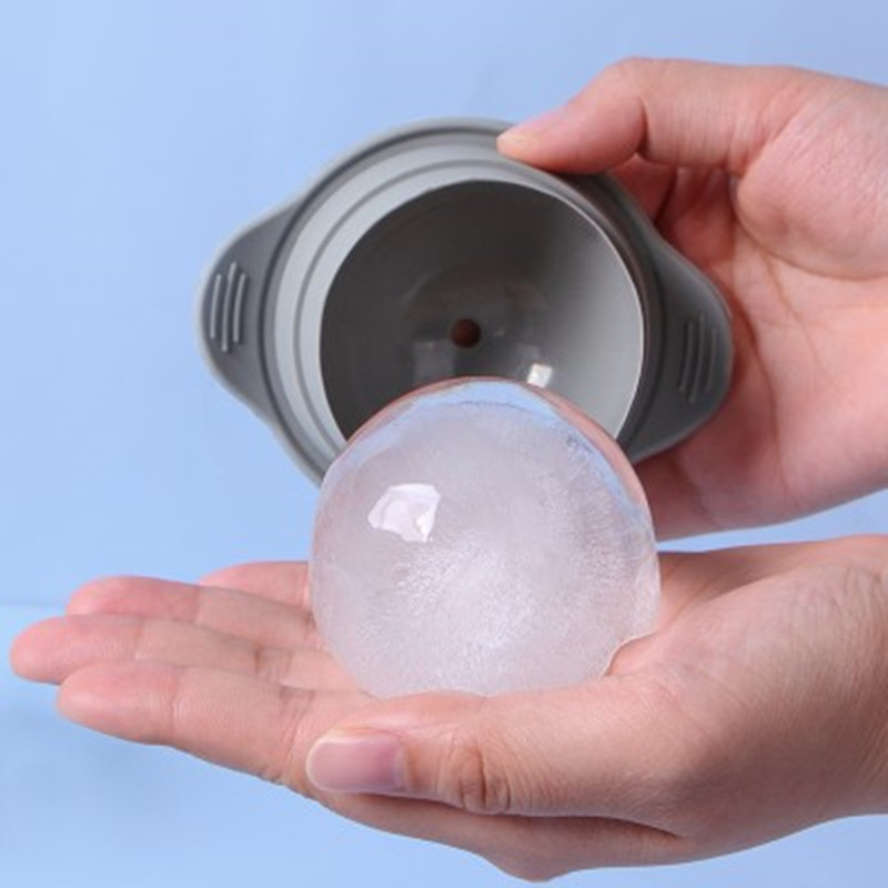 大冰球模具冰格冷饮威士忌冰球制作工具带盖网红家用硅胶冰块模盒