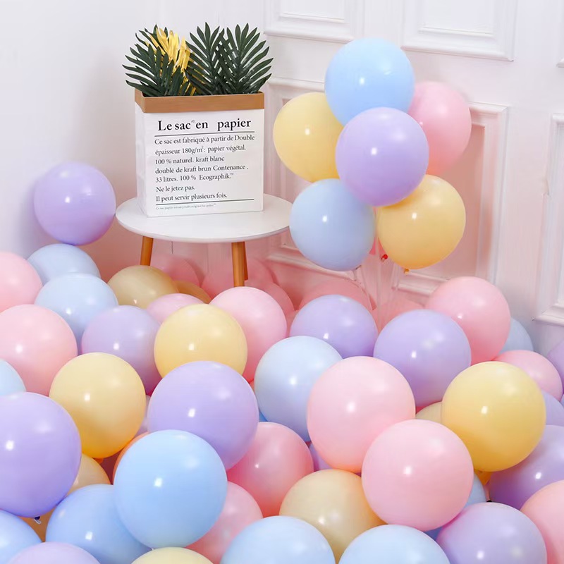 Globo de color Maca monocromo globo de látex engrosado 5 pulgadas 10 pulgadas 12 pulgadas 18 pulgadas 36 pulgadas globo de fiesta de cumpleaños