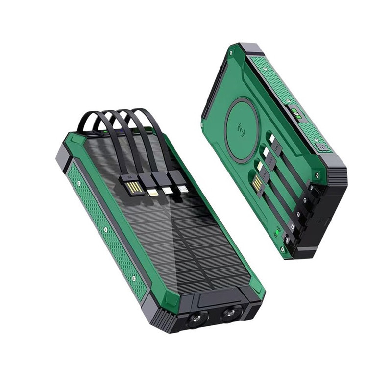 Travel capacious power supply solar-powered