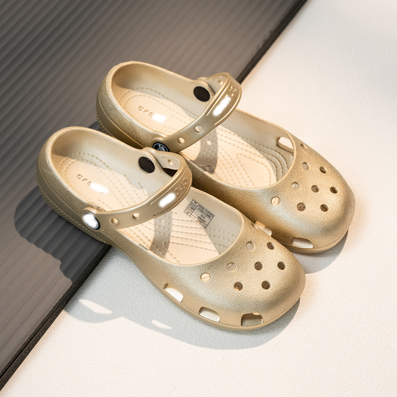 Cross Ballet Clogs for Women 2026 Nurse Sandals Beach Shoes Non-Slip Casual Outdoor Fashion Gold Spray Cross Ballet Clogs for Women 2026 Nurse Sandals Beach Shoes Non-Slip Casual Outdoor Fashion Gold Spray