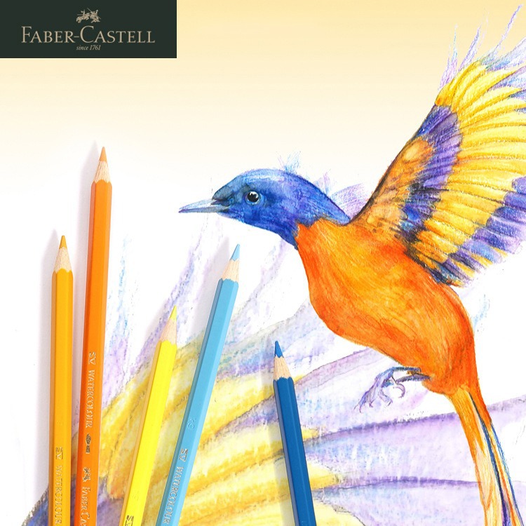 Alemania Faber-castell/Faber-Jia 12 colores 24 colores 36 colores 48 colores Color soluble en agua plomo cartón rojo