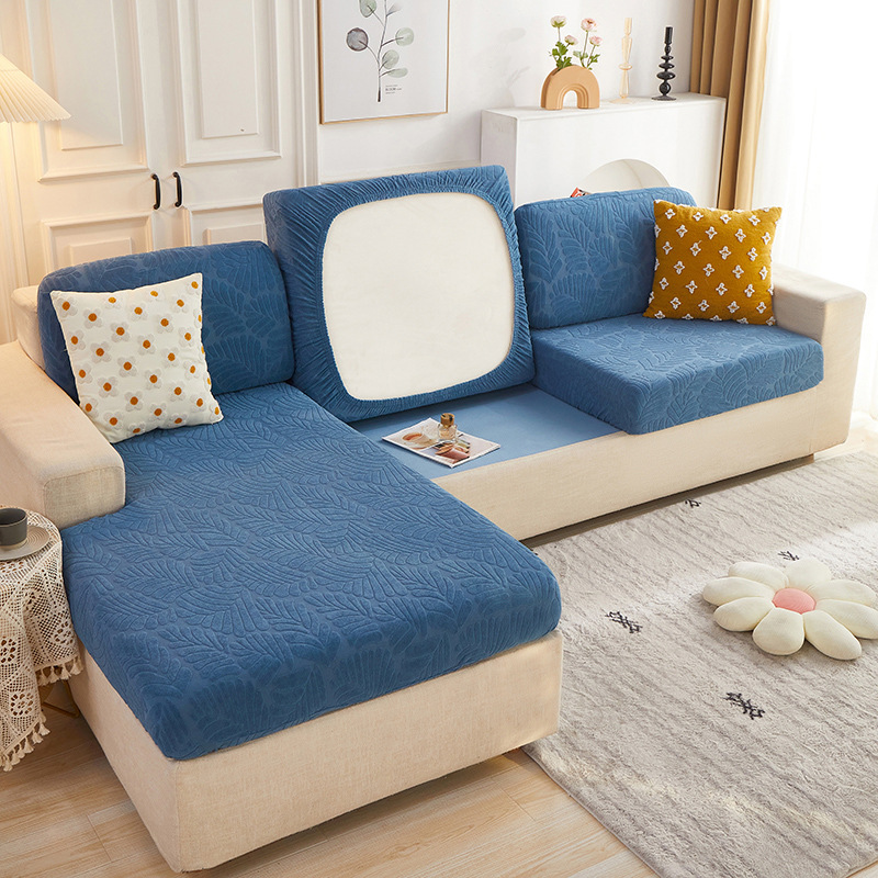 Elastic New Full Wrap Slipcover Cushion Solid Color Simple Non-Slip Wear-Resistant All-Season Universal Sofa Cover_voghion.com