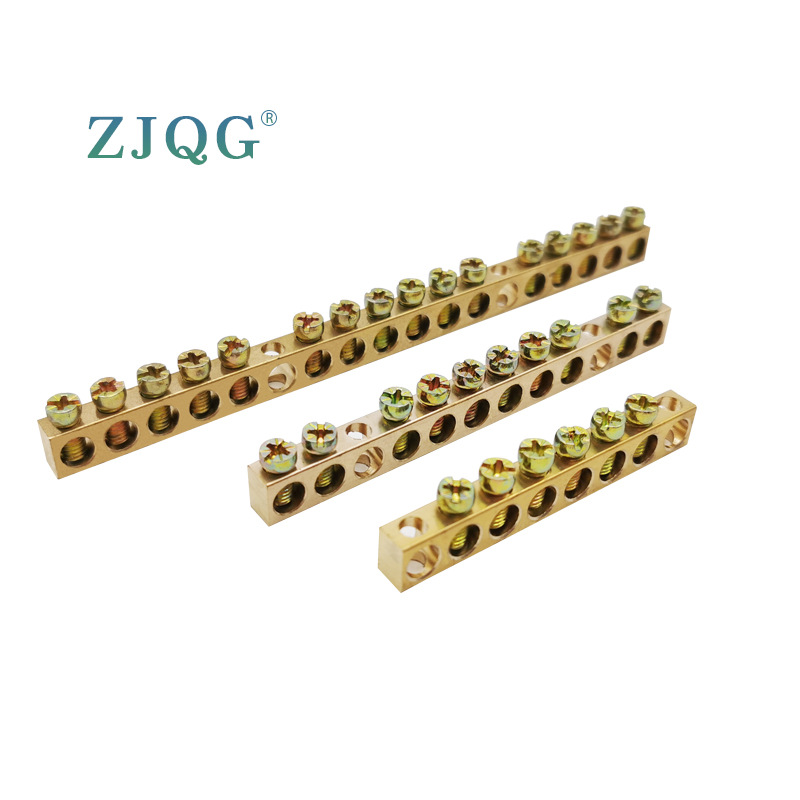 現天翼型銅接線端子 接零接地排 白色透明蓋接線端子排 XP0709A