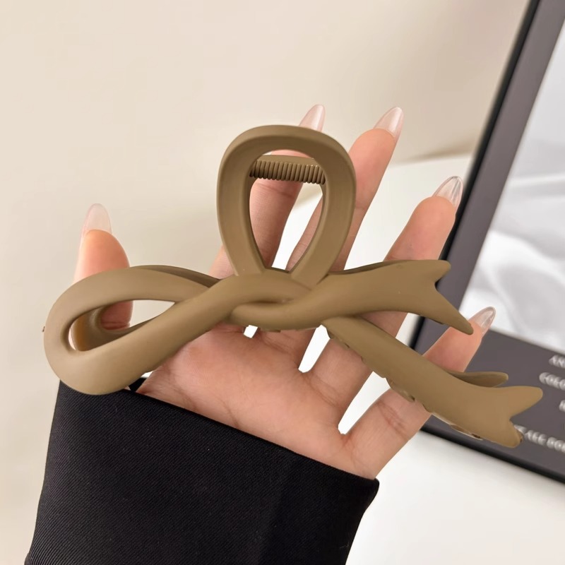 Clip de garra grande Placa de horquilla de acrílico horquilla hembra elegante temperamento tiburón clip tocado clip de Cabeza trasera horquilla