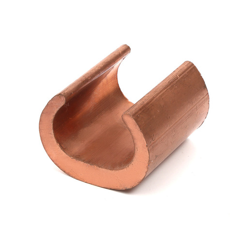 CCT wire clip copper clip pickling pure copper C-type wire clip two cable parallel clip U-shaped copper terminal block
