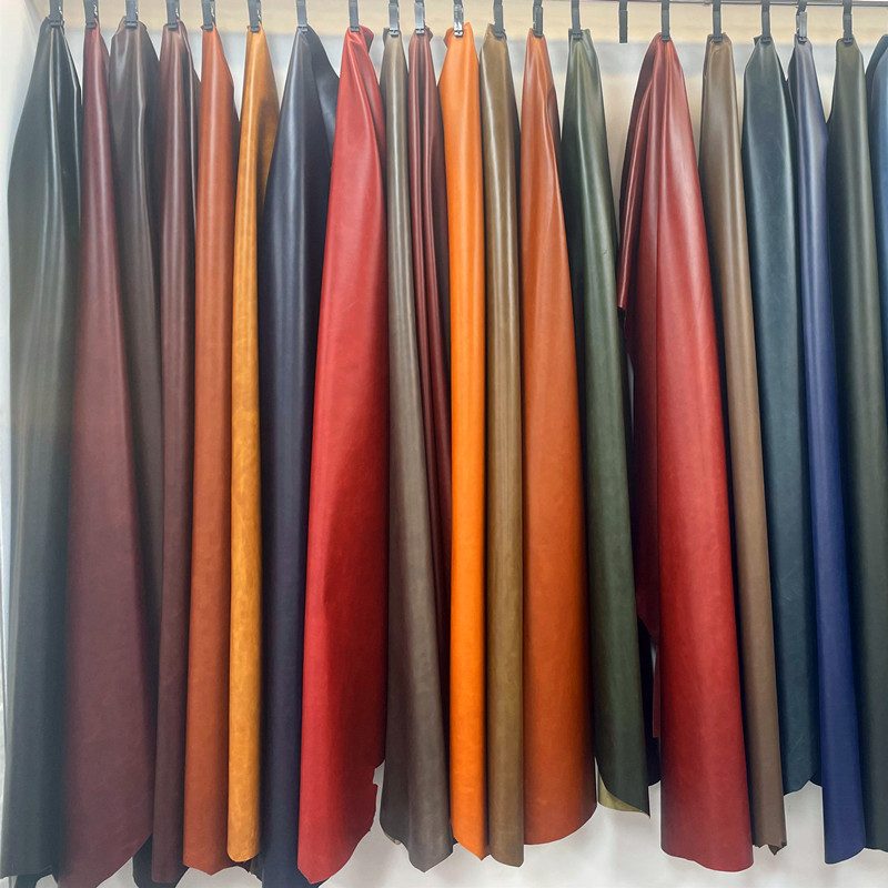 油蜡摔纹复古油皮自然裂纹笔记本男女鞋包手袋DIY手工皮料牛皮革