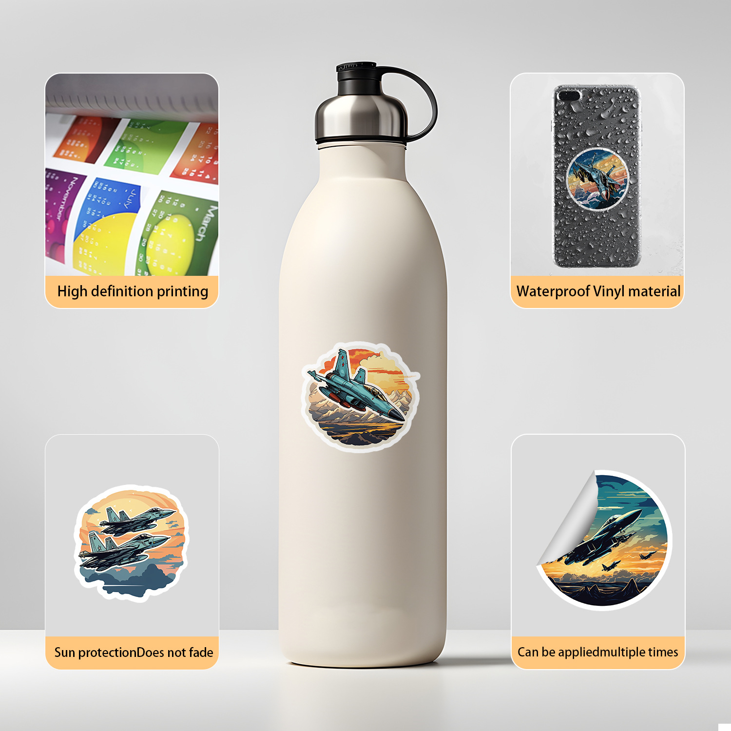 국경을 넘은 50개 귀여운 파이터 시리즈 낙서 스티커 물컵 컴퓨터 방수 장식 크리에이티브 스티커 도매