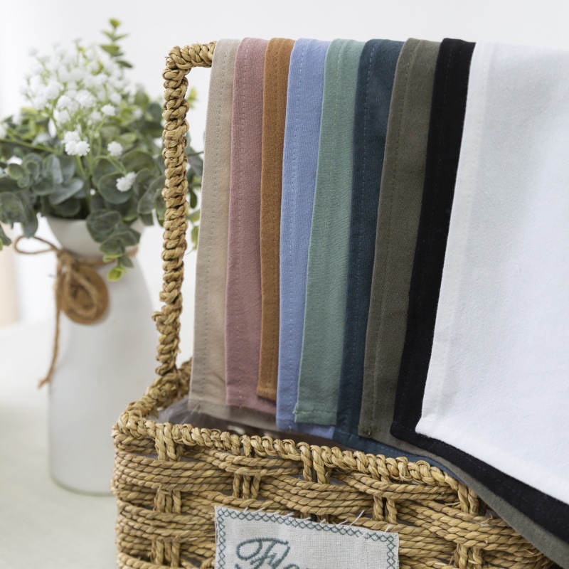纯棉纯色餐巾餐垫外贸隔热垫氛围感桌面布艺婚礼餐巾垫Napkins|undefined