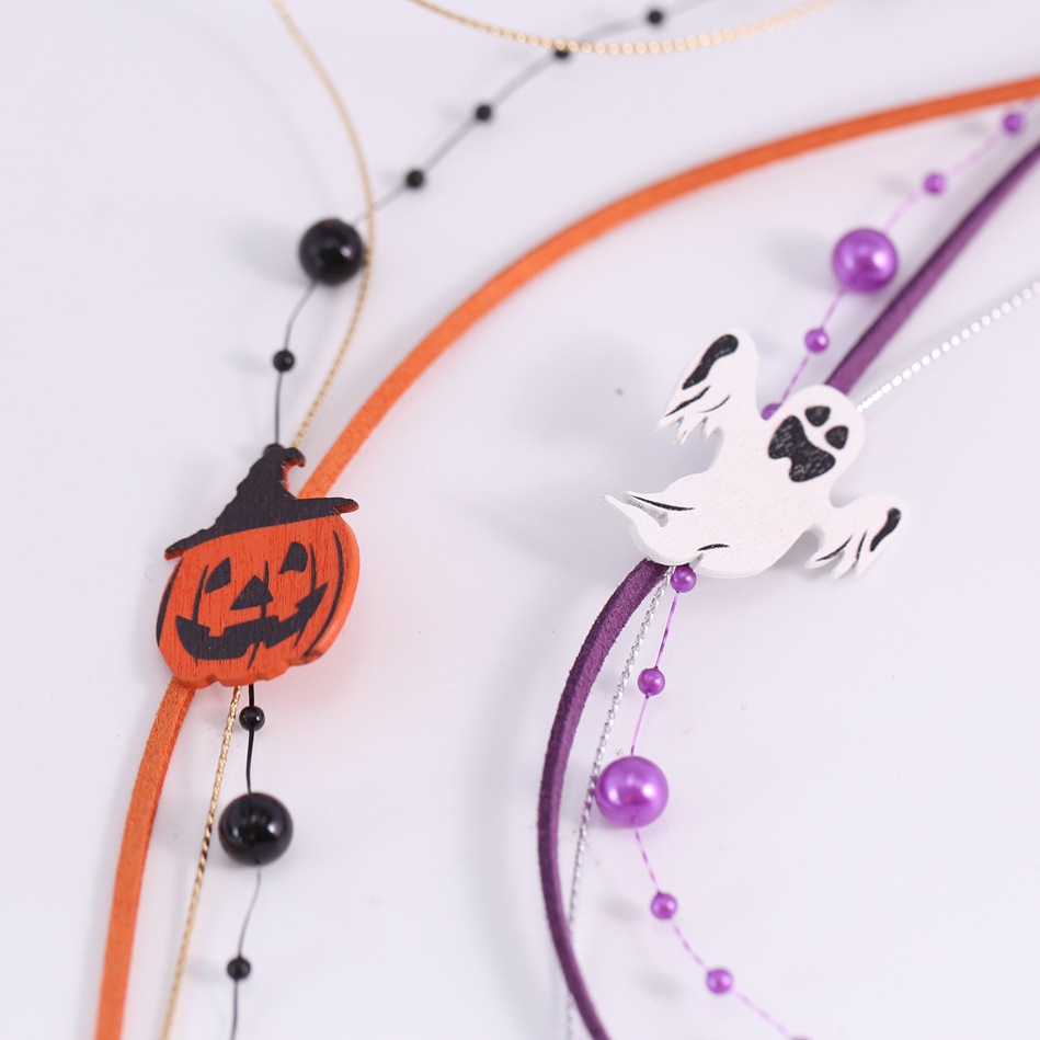 Transfronterizos de Halloween cinta naranja calabaza decoración cinta artesanal cinta creativa diseño festivo caja de regalo cinta