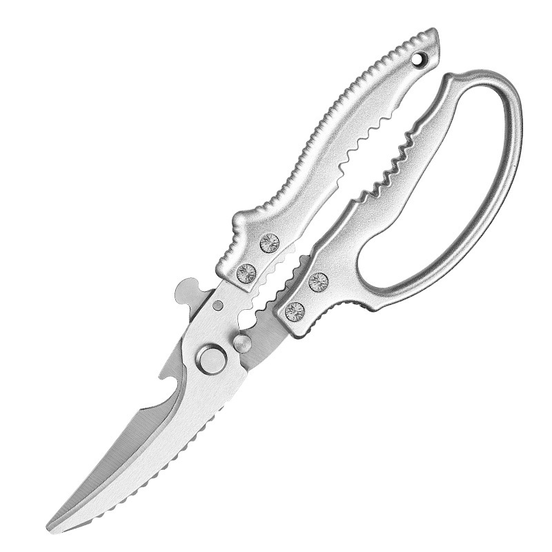Kitchen Household Stainless Steel Fish Cutting Knife Kitchen Scissors Food Multi-Functional Chicken Bone Cutting Knife Barbecue Bone Cutting Knife